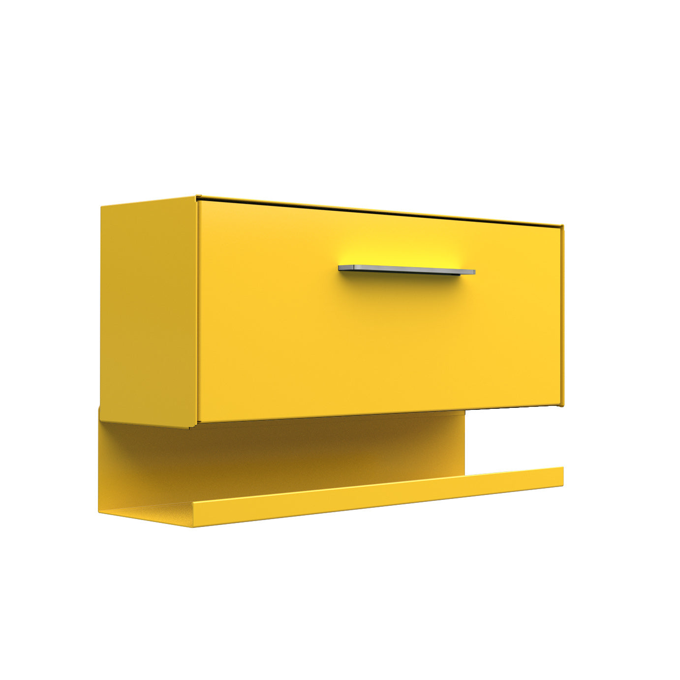 The Horizon Modern Wall Mounted Mailbox — Monochrome Collection