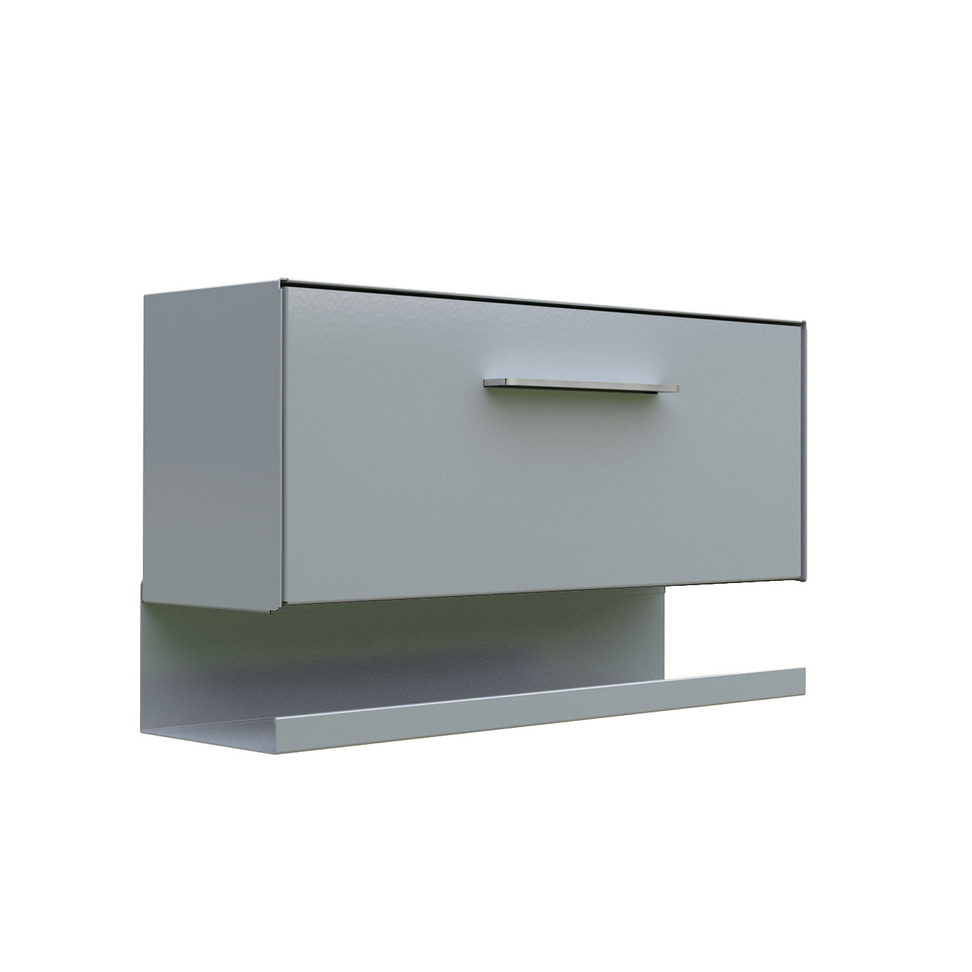 The Horizon Modern Wall Mounted Mailbox — Monochrome Collection