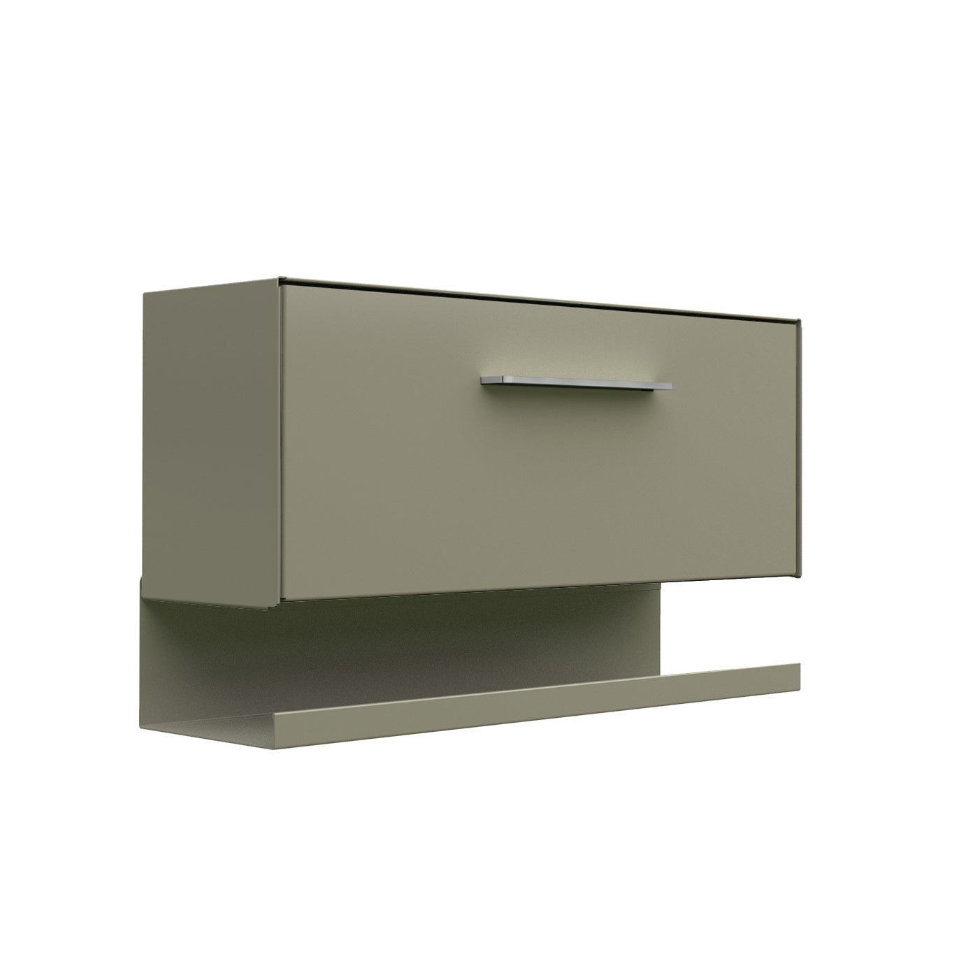 The Horizon Modern Wall Mounted Mailbox — Monochrome Collection