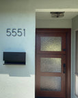 The Horizon Modern Wall Mounted Mailbox — Monochrome Collection