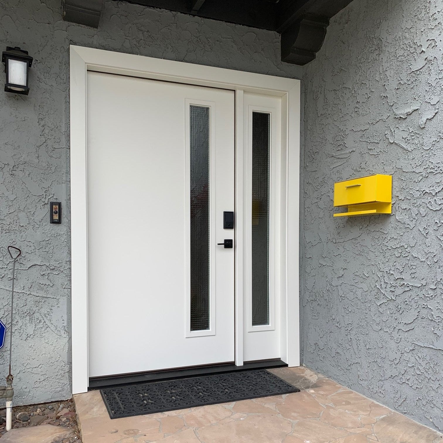 The Horizon Modern Wall Mounted Mailbox — Monochrome Collection