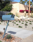 The Modbox Mid-Century Modern Curbside Mailbox — Monochrome Collection