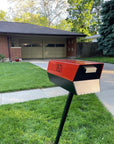 The Modbox Mid-Century Modern Curbside Mailbox — Shadow Collection