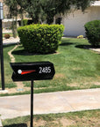 Modern Vertical Curbside Mailbox Post
